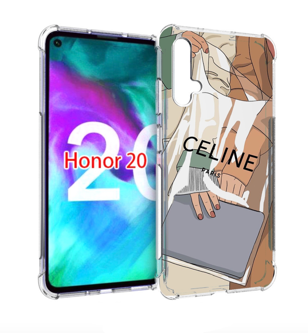 

Чехол бампер MyPads пакет-келин-париж женский для Honor 2, Прозрачный, Tocco