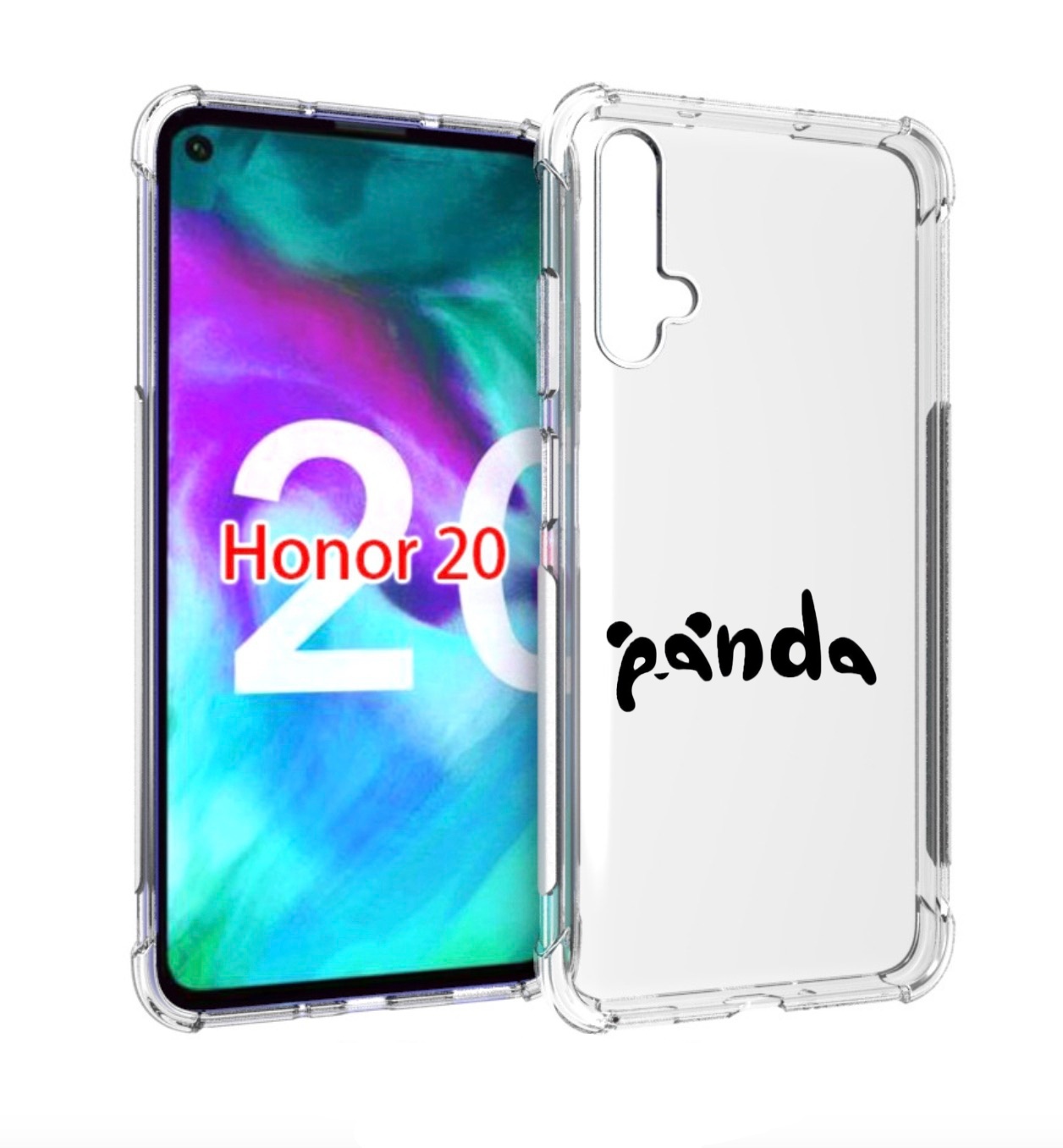 

Чехол бампер MyPads панда надпись для Honor 20, Прозрачный, Tocco