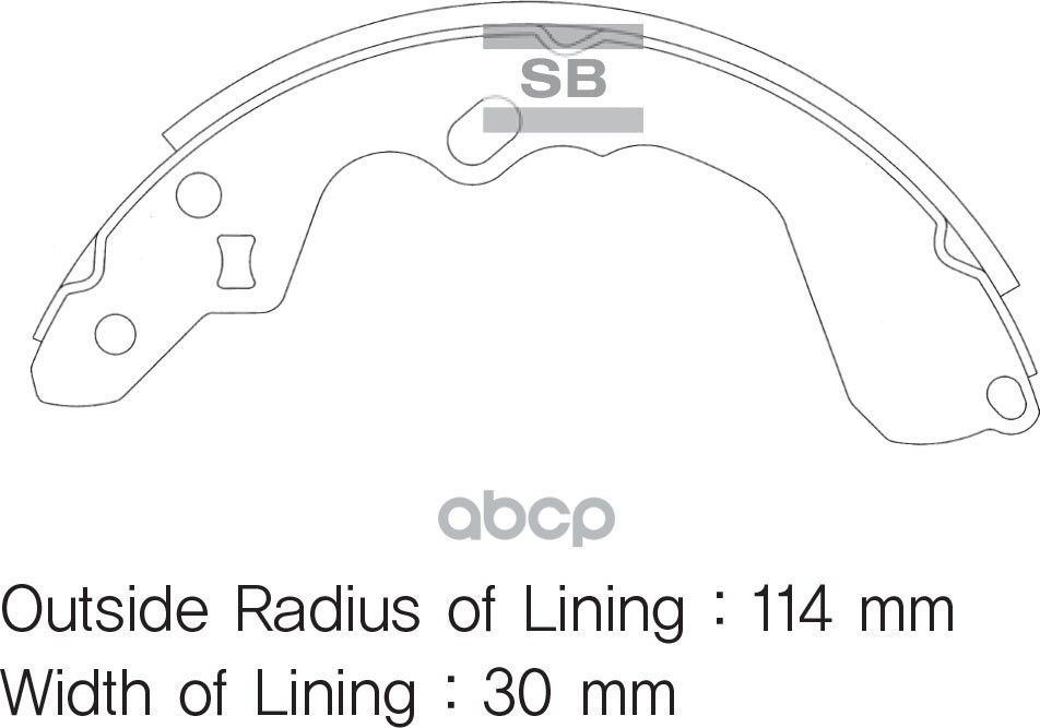 

Колодки Барабанные Kia Clarus 1.8i &16v Без Abs 96-00 Sangsin Sa079sns =4153.00=K3386-01