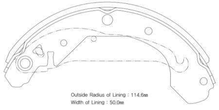 

Sa102sns_[96245180] !Колодки Барабанные З Daewoo Leganza 2.0i 97-02 Sangsin brake арт. SA1