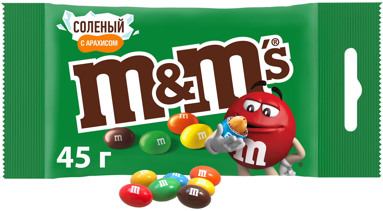 Драже M&M's соленый арахис 45 г