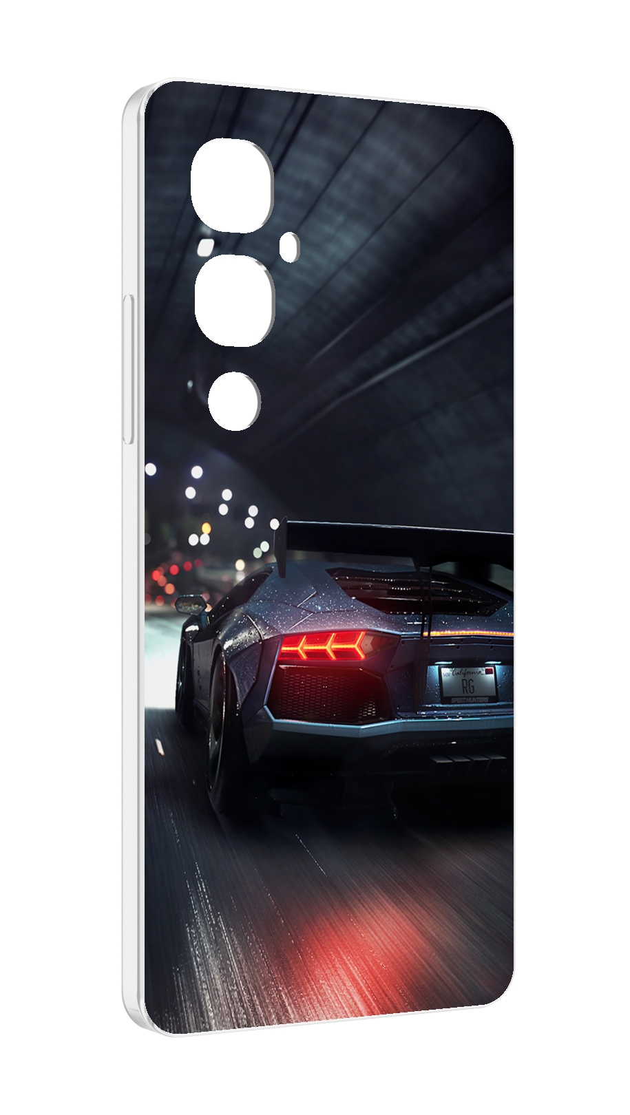 

Чехол MyPads Ламба мужской для Tecno Pova 4 Pro, Прозрачный, Tocco
