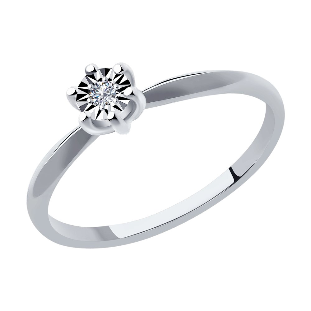 

Кольцо из золота р.  SOKOLOV Diamonds 1012098, бриллиант, 1012098