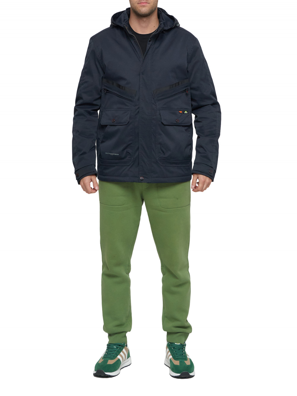 

Спортивная куртка мужская NoBrand AD8596 синяя 48 RU, Синий, AD8596