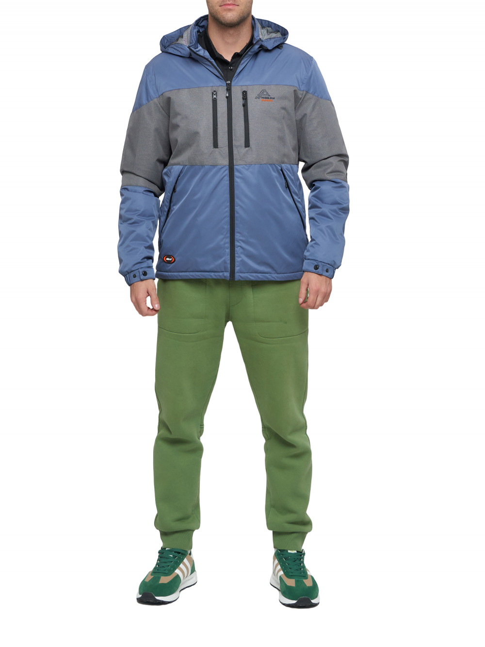 

Спортивная куртка мужская NoBrand AD8808 синяя 54 RU, Синий, AD8808
