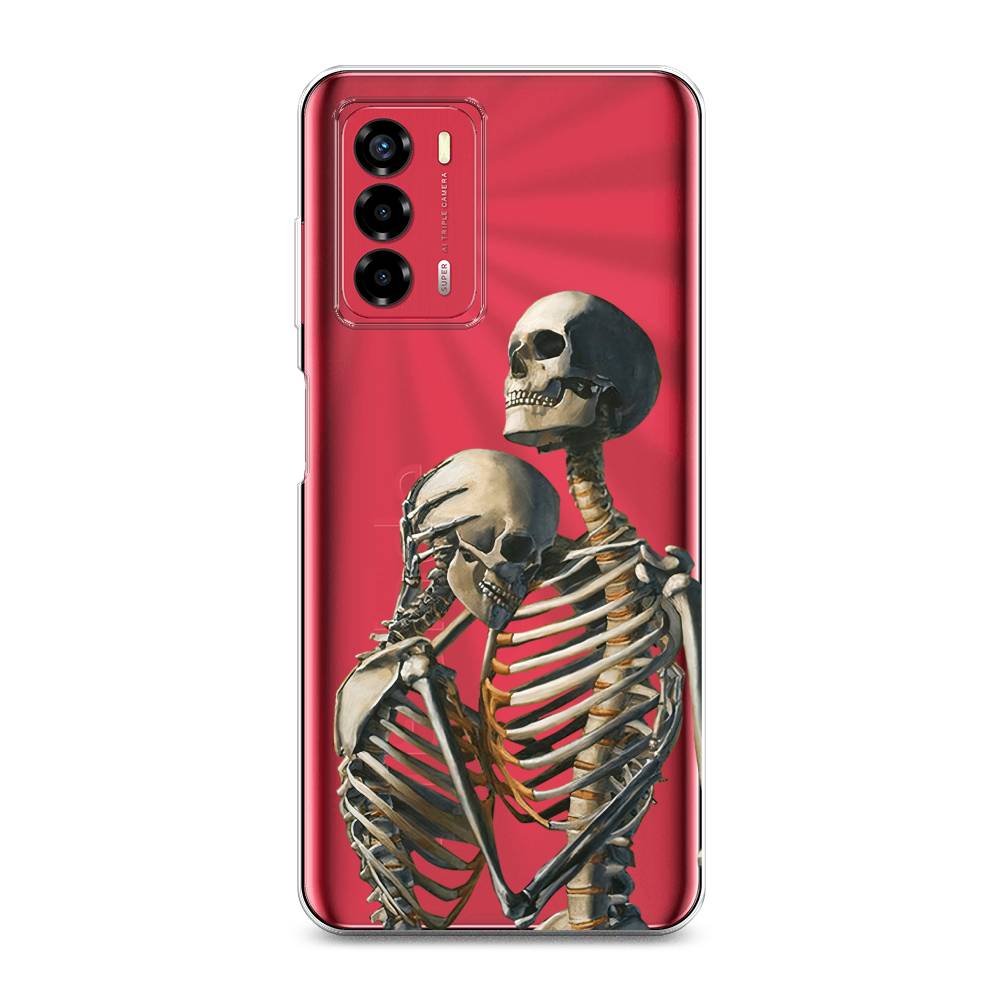 

Чехол на ZTE Blade A72 "I’m so sorry", Серый;бежевый;черный, 135650-4
