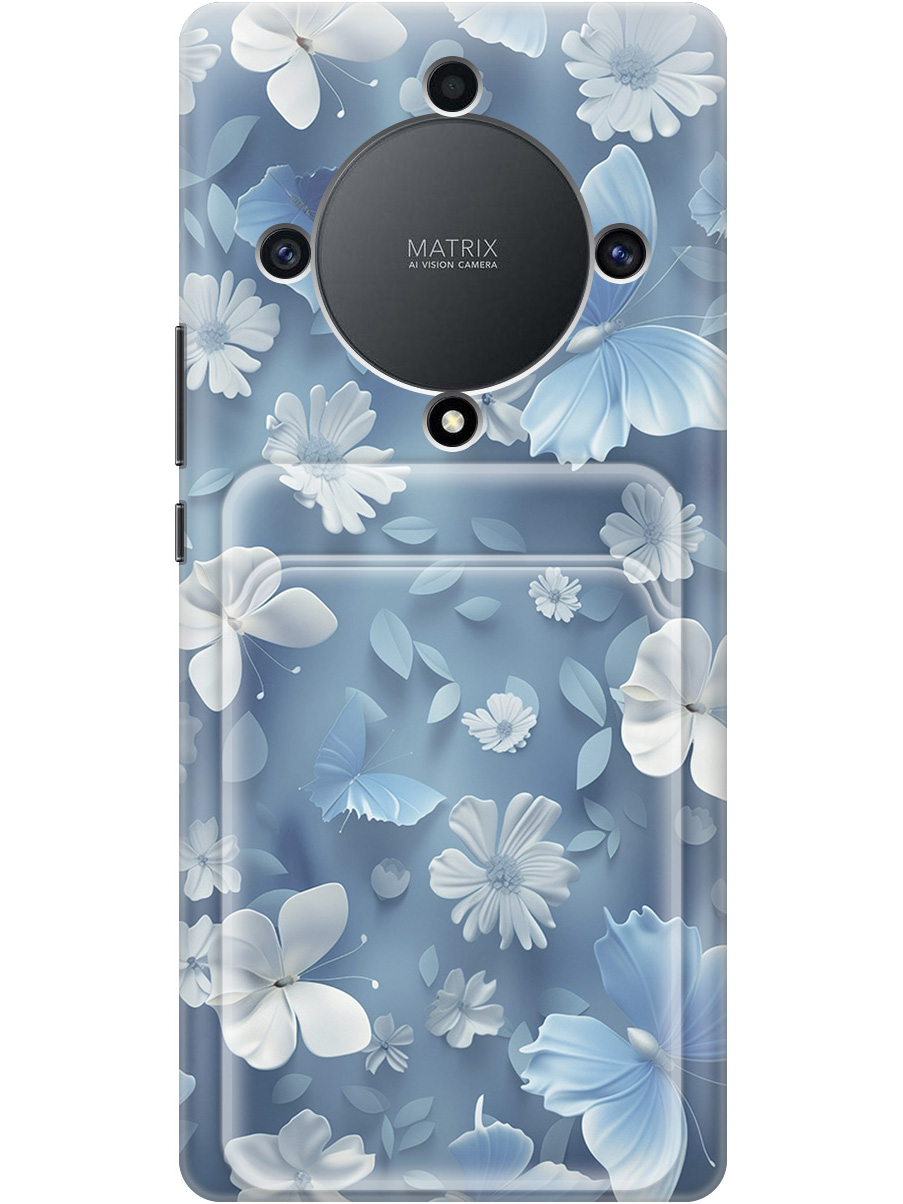 

Силиконовый чехол на Honor X9a/Magic5 Lite с принтом 784031, Прозрачный;белый;голубой, 769394710