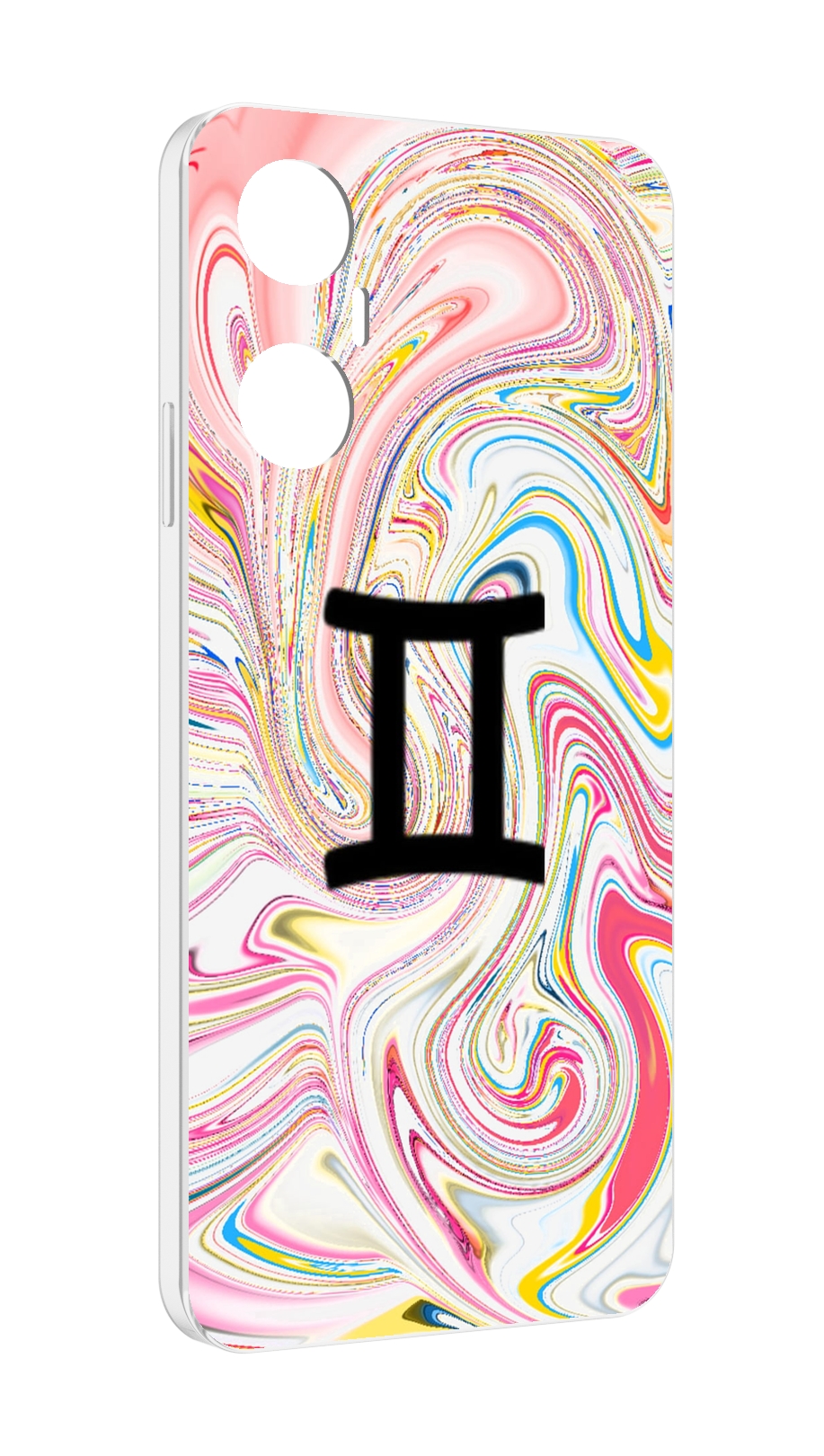 

Чехол MyPads знак зодиака близнецы 2 для Infinix Hot 20 5G, Прозрачный, Tocco