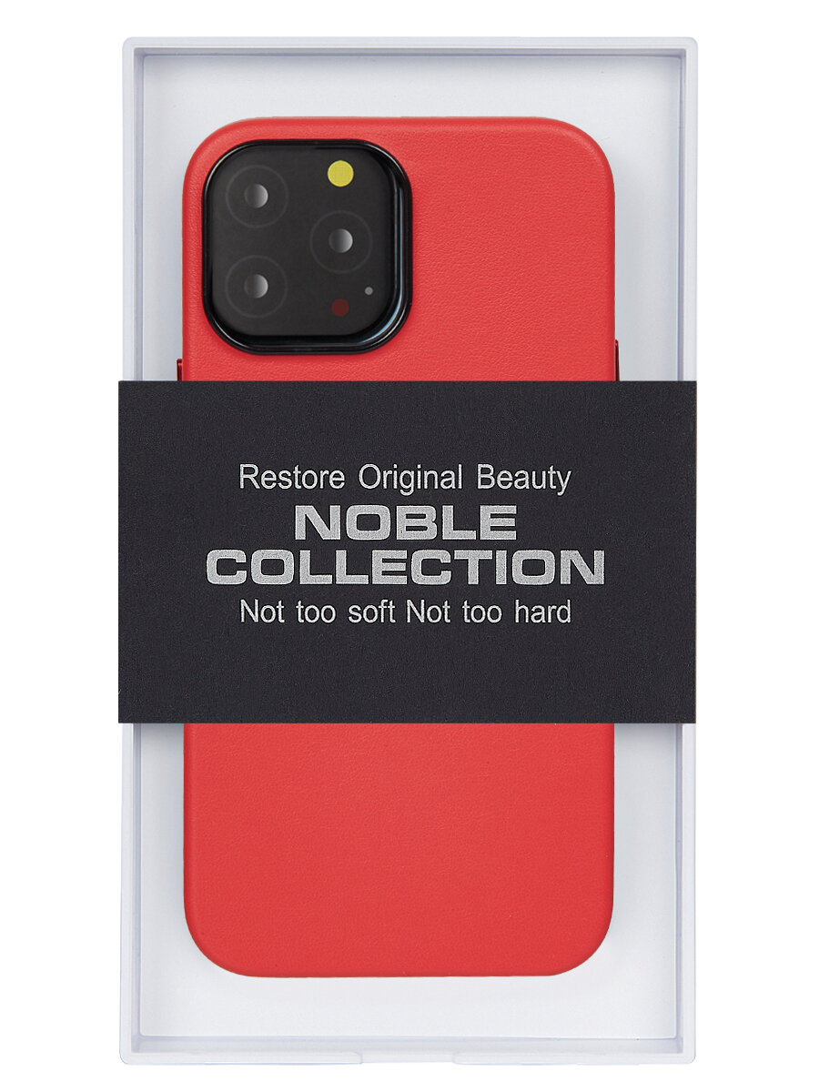 Чехол для iPhone 12 Pro Noble Collection - Красный