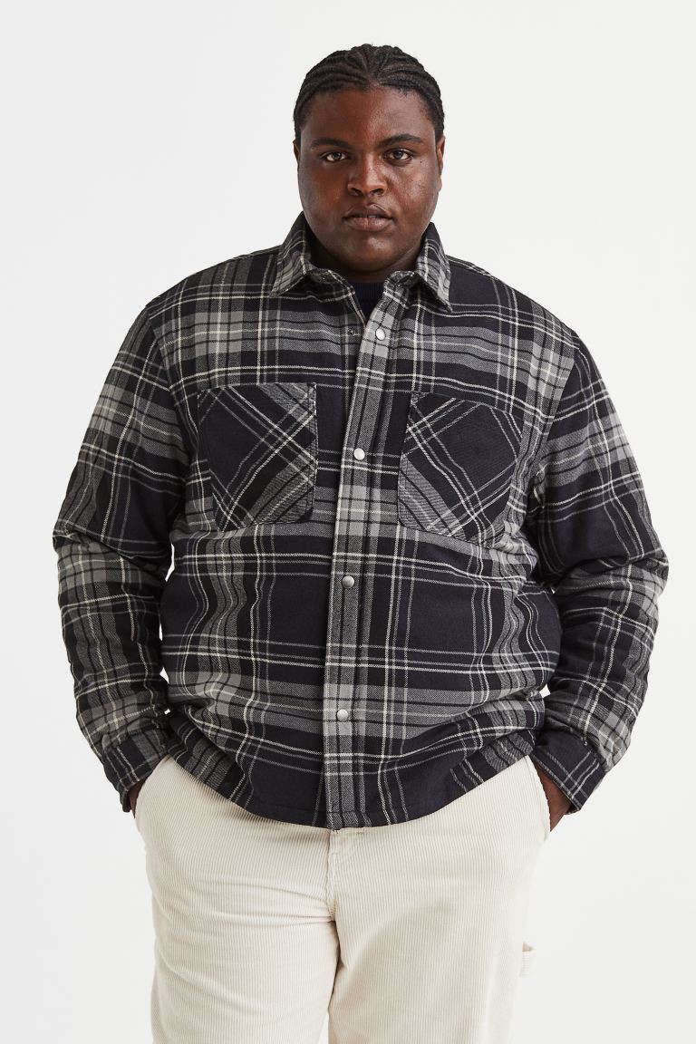 

Рубашка мужская H&M 1070735003 серая M (доставка из-за рубежа), Серый, 1070735003