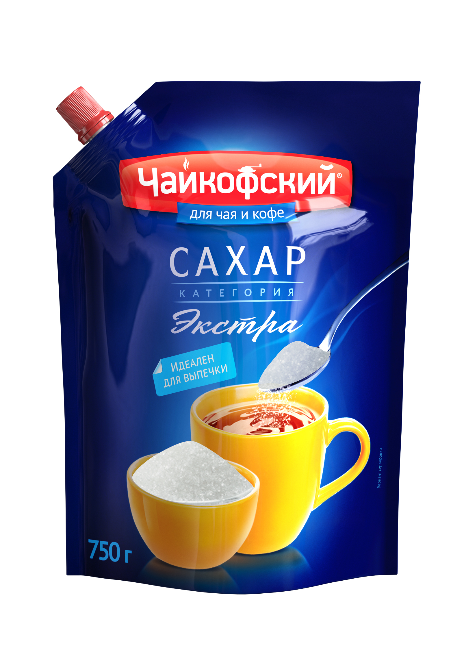 Сахар-песок Чайкофский белый Экстра, 12 шт х 750 г