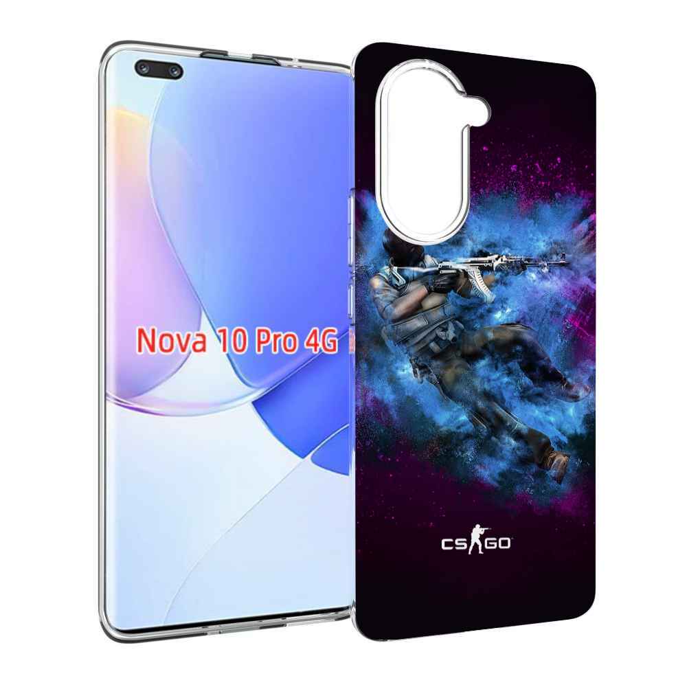 Чехол MyPads CS-go-террорист для Huawei Nova 10 Pro противоударный