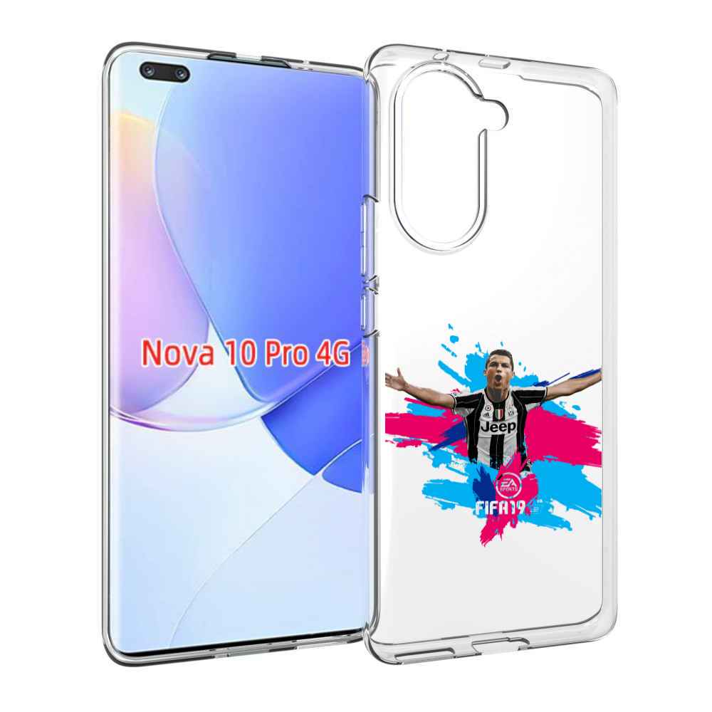 Чехол MyPads Fifa-2019-2020-2021-2022 мужской для Huawei Nova 10 Pro противоударный