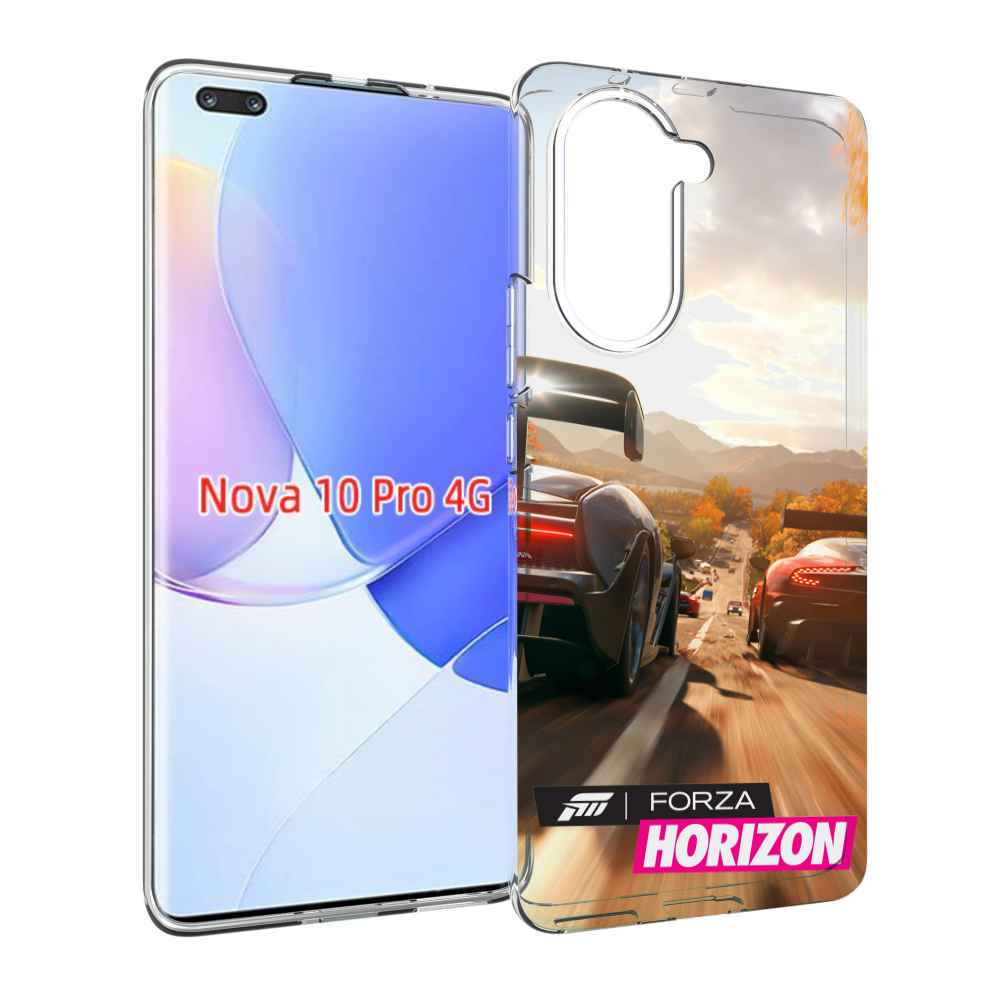 Чехол MyPads Forza Horizon для Huawei Nova 10 Pro противоударный