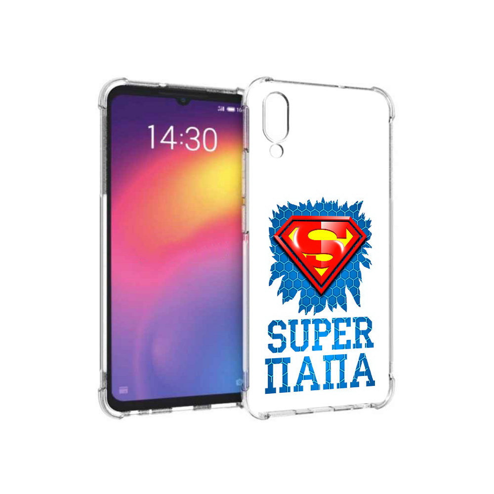 

Чехол MyPads Tocco для Meizu Note 9 Супер Папа (PT134513.88.165), Прозрачный, Tocco