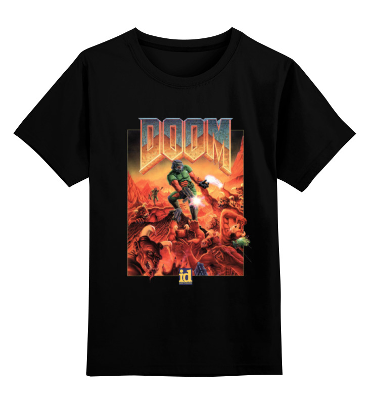 

Футболка детская Printio Doom game цв. черный р. 164, Doom game