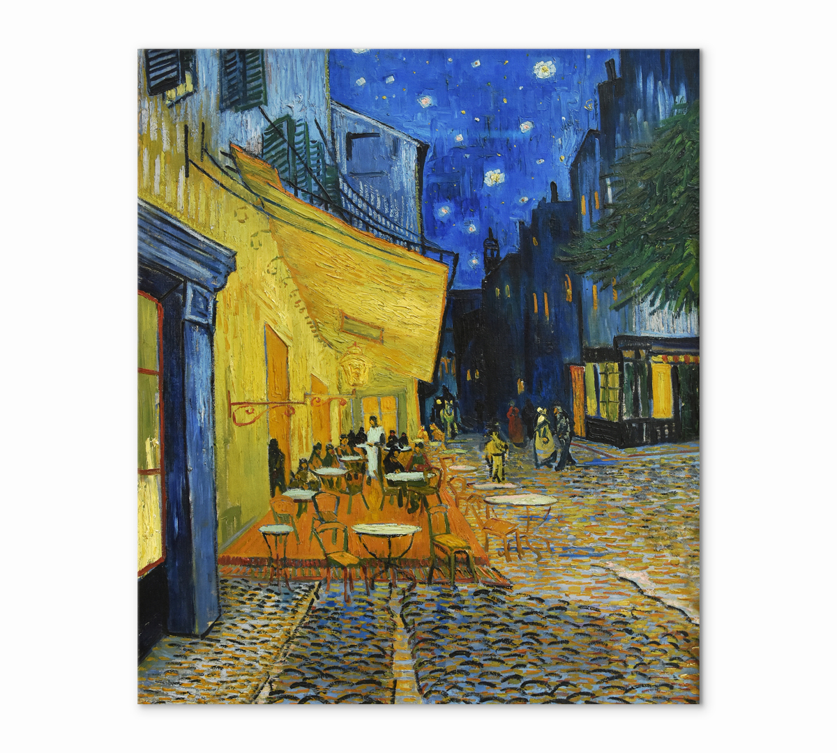 

Картина интерьерная на холсте Poly Print Art Ночная терраса кафе в Арле 50х40 см.