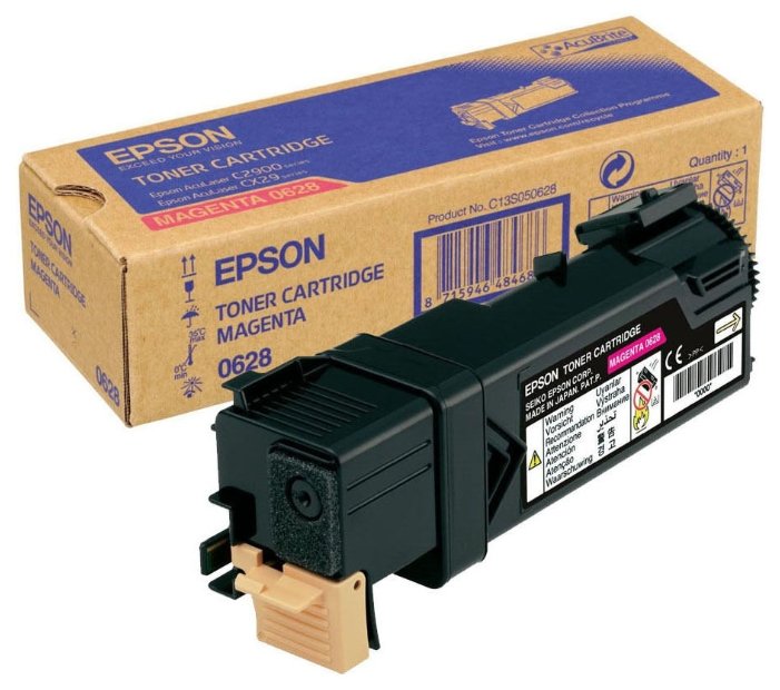 

Картридж для лазерного принтера Epson C13S050628, Purple, оригинал, Пурпурный