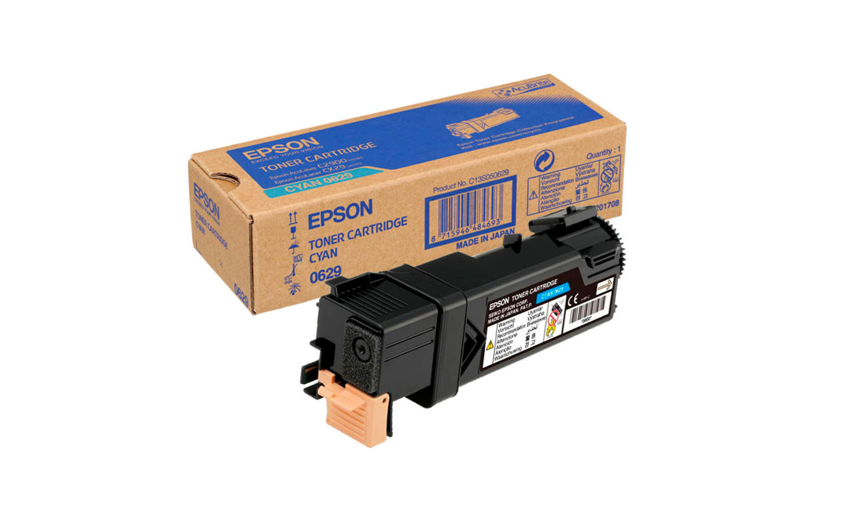 

Картридж для лазерного принтера Epson C13S050629, Blue, оригинал, Голубой