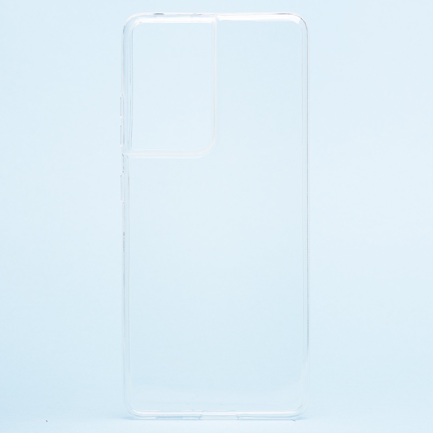 Чехол для Samsung SM-G998F (Galaxy S21 Ultra) силиконовый ультратонкий <прозрачный>