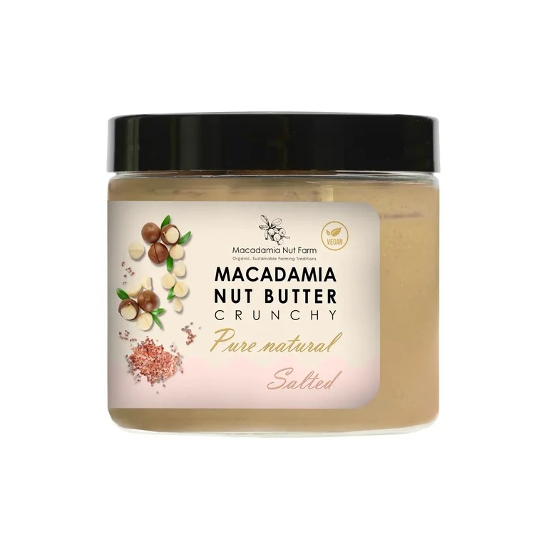 

Паста ореховая из ореха Макадамия Premium натурально-соленая хрустящая, без сахара 180г