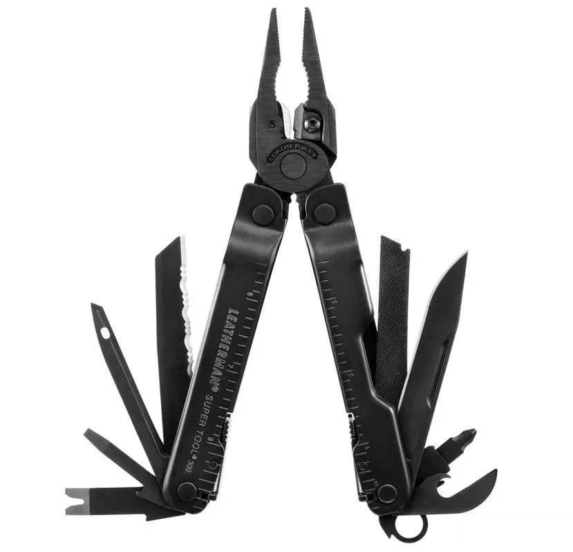 

Мультитул Leatherman Super Tool 300M, черный, 18 функций, нейлоновый чехол molle-black, 83, Super Tool 300M