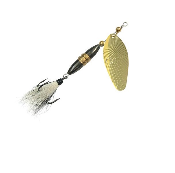 Блесна для рыбалки AQUA Shell 9,0g, лепесток № 2, цвет 02 (золото), 1 штука