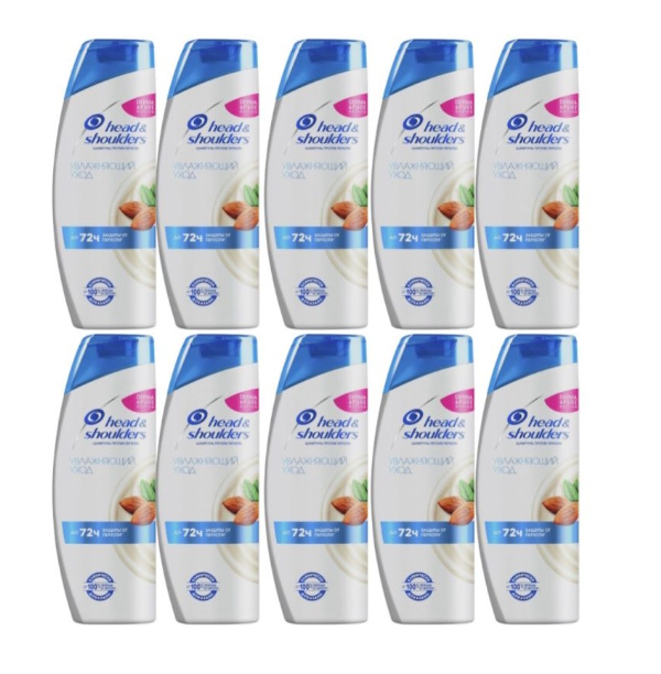 

Шампунь Head & Shoulders Увлажняющий уход против перхоти 10х400 мл