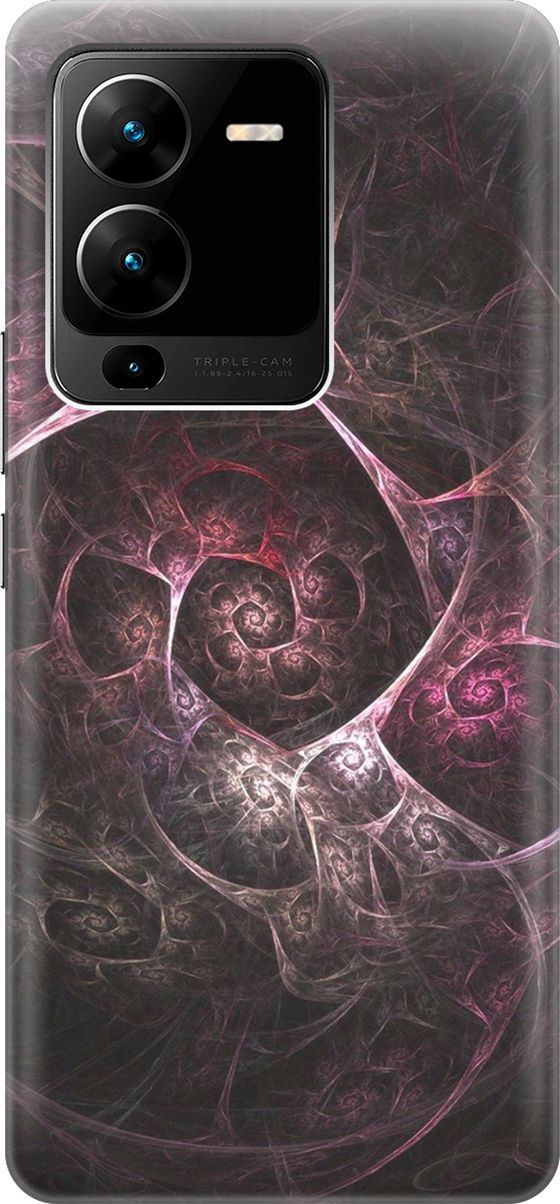 Силиконовый чехол на Vivo V25 Pro 5G с принтом 
