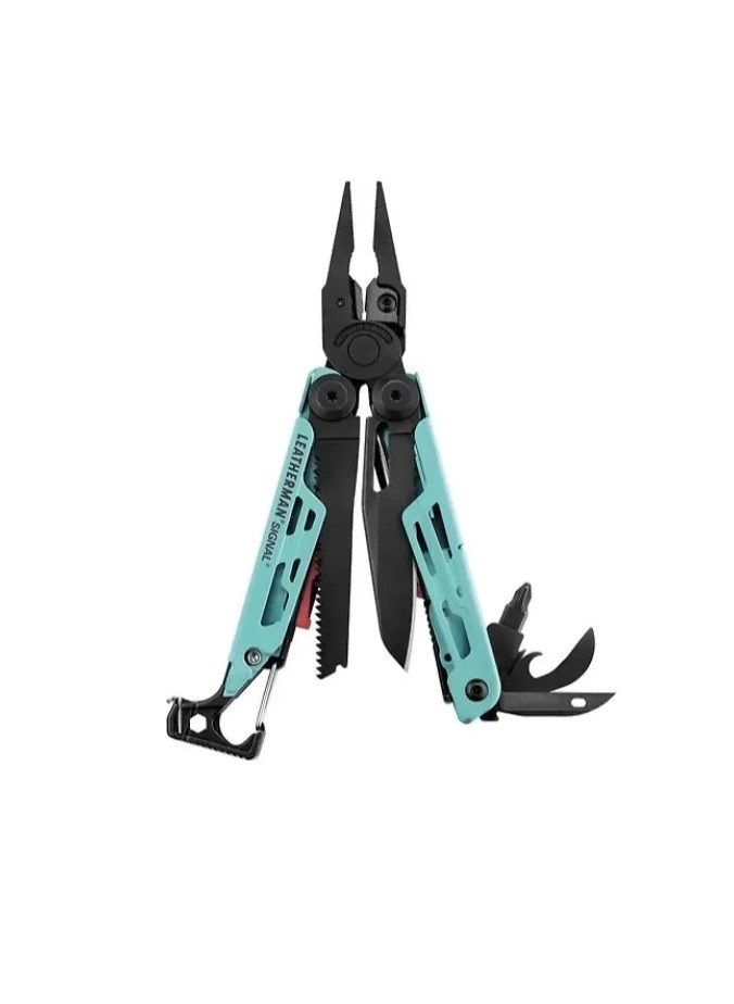 

Многофункциональный инструмент Leatherman Signal, бирюзовый, Голубой;черный, Signal