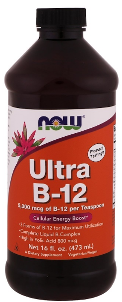 

Витамин B NOW Ultra B-12 473 мл