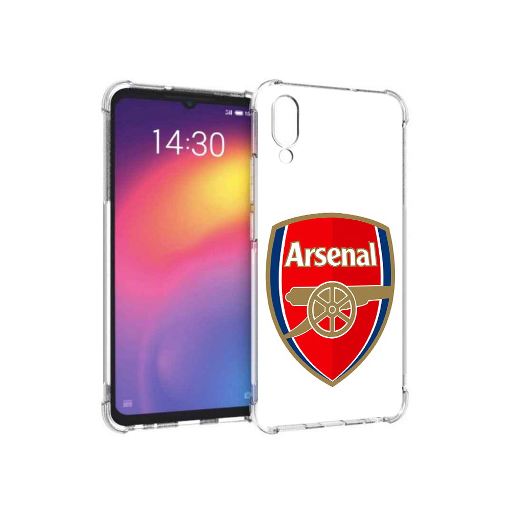 

Чехол MyPads Tocco для Meizu Note 9 ФК Арсенал логотип (PT134513.88.174), Прозрачный, Tocco