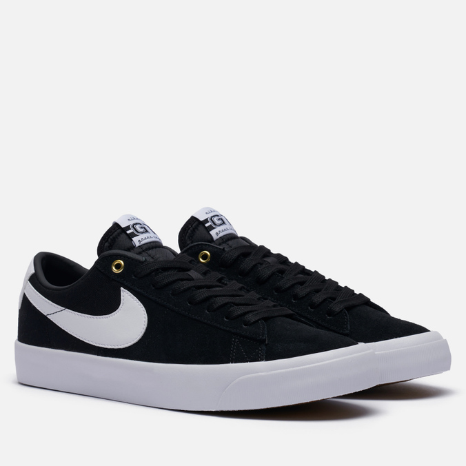 

Кеды мужские Nike SB Zoom Blazer Low Pro GT черные 45.5 EU, Zoom Blazer Low Pro GT
