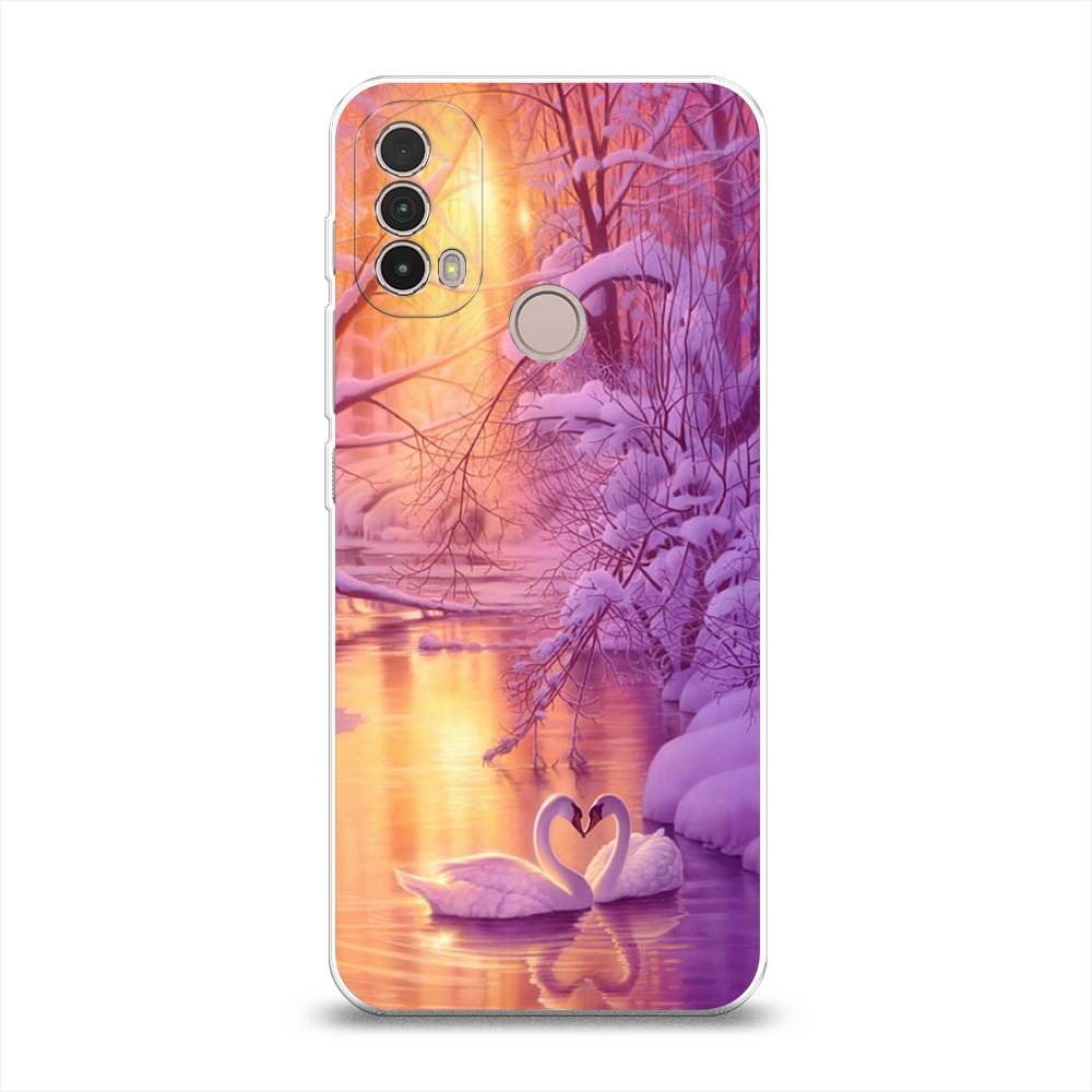 

Чехол на Lenovo K14 Plus "Зима 1", Фиолетовый;желтый, 243650-2