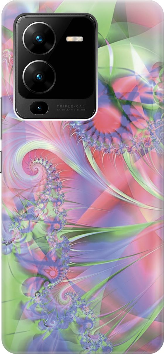 Силиконовый чехол на Vivo V25 Pro 5G с принтом 