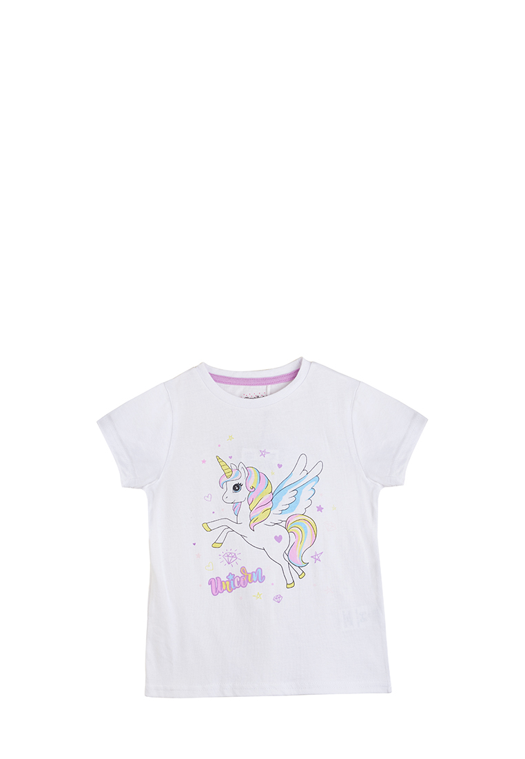 Пижама детская Max&Jessi SS22C341 цв. белый, фиолетовый р. 98