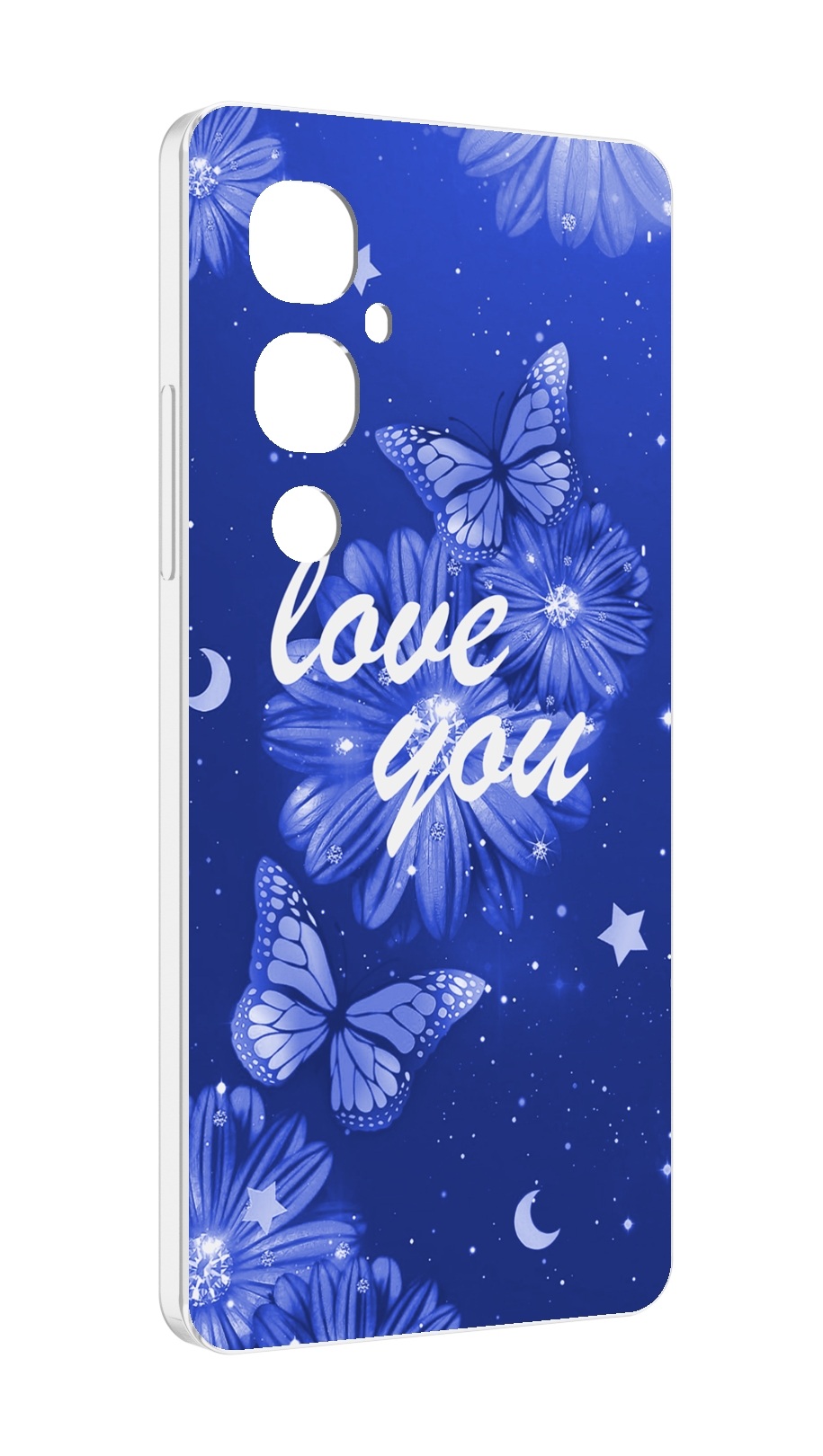 

Чехол MyPads Люблю-тебя-с-бабочками для Tecno Pova 4 Pro, Прозрачный, Tocco