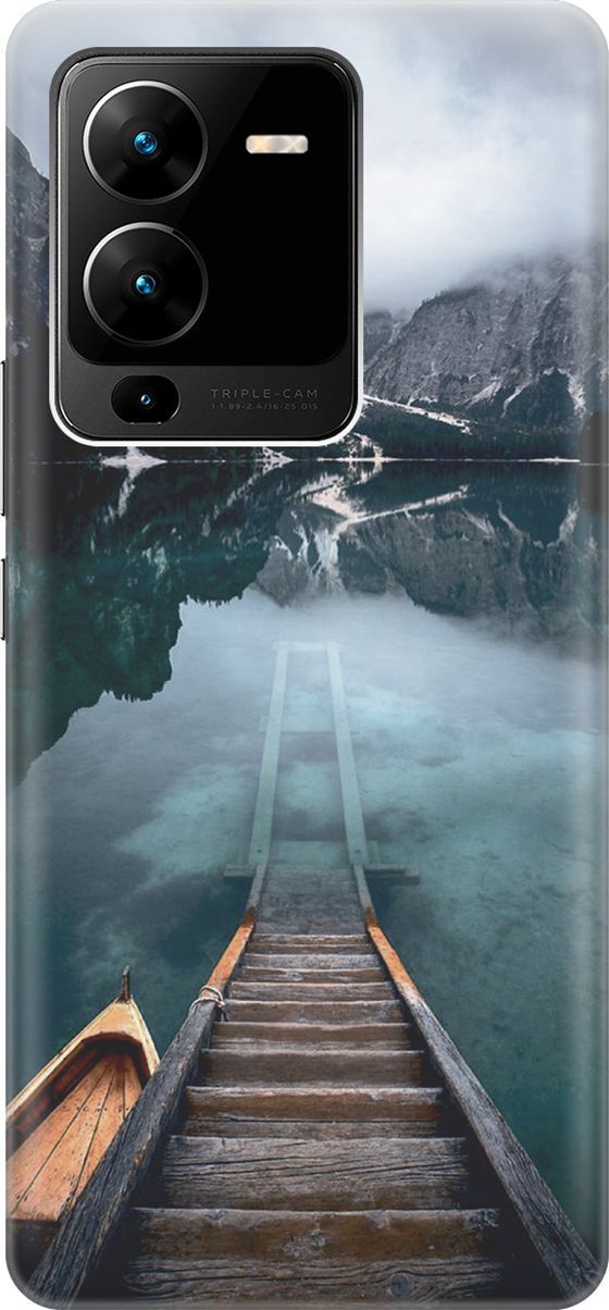Силиконовый чехол на Vivo V25 Pro 5G с принтом 