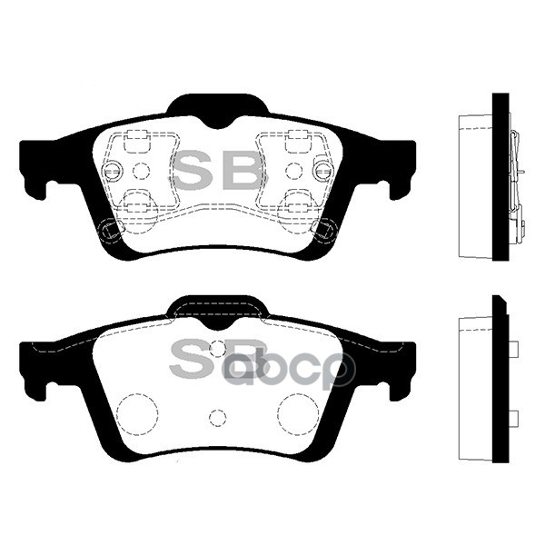 

Колодки Дисковые З. Nissan Primera P12 02> Sangsin brake SP1834 Sp1834