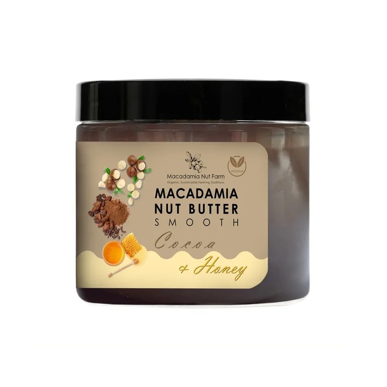 

Паста ореховая из ореха Макадамия нежная с медом и какао Macadamia Nut 180г