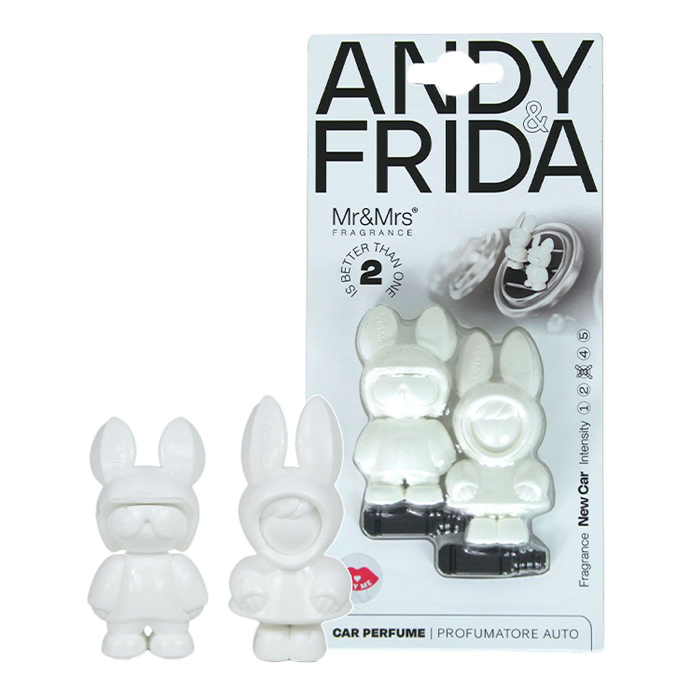 

Ароматизатор в машину Mr&Mrs Fragrance Andy & Frida Новая машина New Car белый