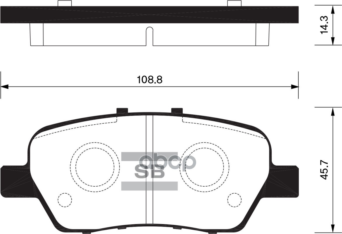 

Колодки Дисковые Задние Honda Odyssey/Steam 1.8-3.0 03> Sangsin brake SP2104 Sp2104