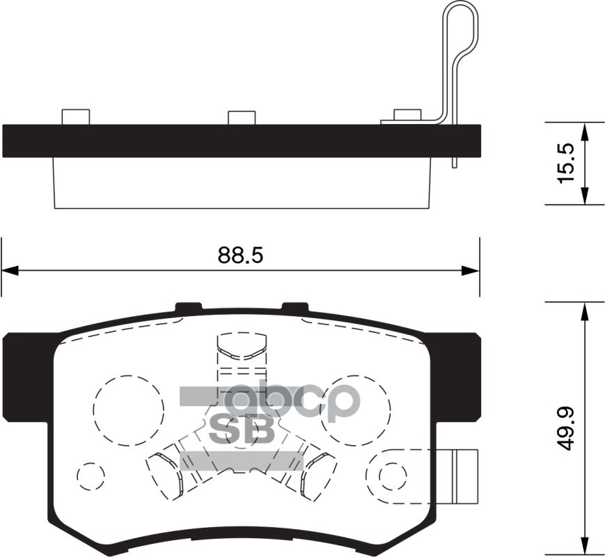 

Колодки Дисковые Задние Honda Cr-V/Fr-V 1.7i/1.8i/2.0i/2.2ctdi 02> Sangsin brake а Sp2116