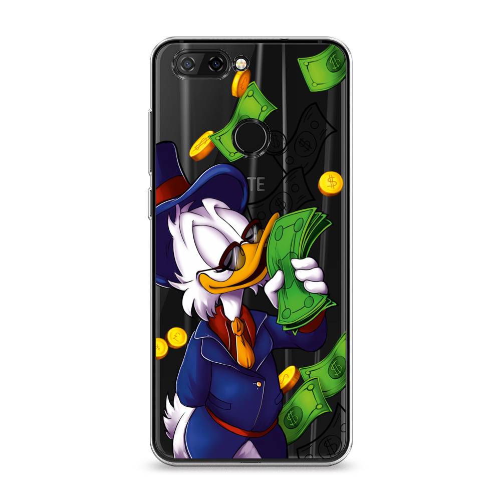 

Чехол на ZTE Blade V9 "Scrooge McDuck with Money", Синий;зеленый;белый, 132450-6
