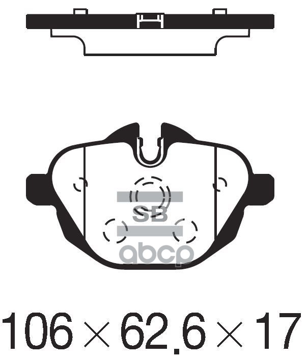 

Колодки Дисковые Задние Bmw E60/E61 2.005> Sangsin brake SP2275 Sp2275