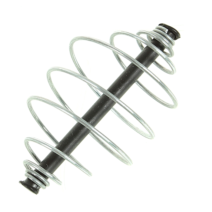 

Кормушка пустышка скользящая, средняя, Черный;серебристый, Пустышка