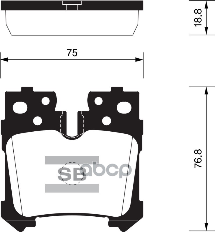 

Колодки Дисковые З. Lexus Ls460/Ls600 06> Sangsin brake SP2301 Sp2301