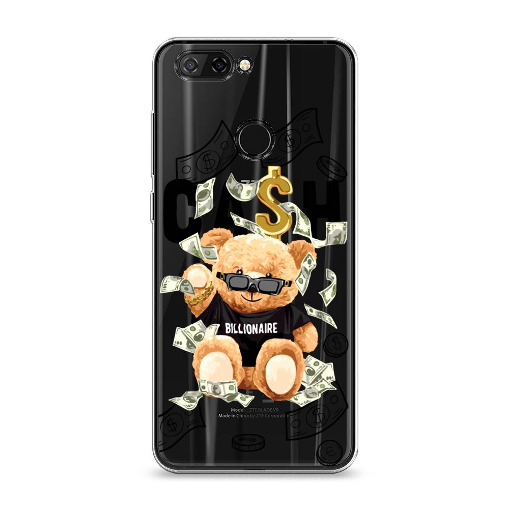 

Чехол на ZTE Blade V9 "Big cash", Черный;серый;бежевый, 132450-6