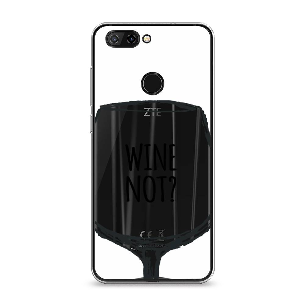 

Чехол на ZTE Blade V9 "Wine not white", Белый, 132450-6