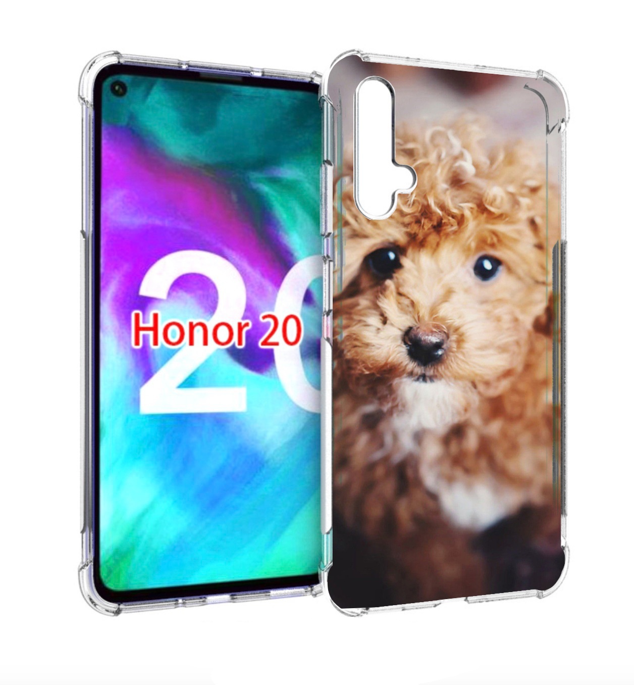 

Чехол бампер MyPads пудель для Honor 20, Прозрачный, Tocco